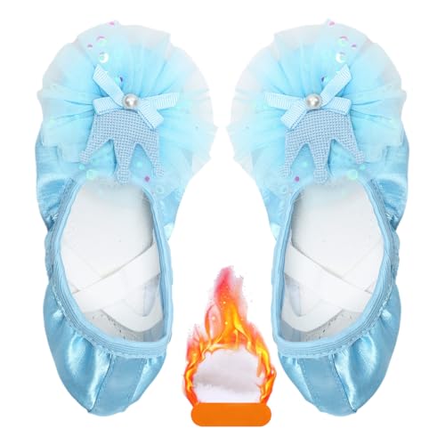 renvena Girls Princess Ballet Dance Shoes Flats Slippers Shoes Split Sole Slippers for Lyrical Dance Performance2