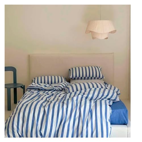 Housse de couette en fil teint lavé pour éviter la transpiration nocturne avec style