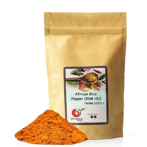 NY SPICE SHOP African Bird Pepper (90 MHU) - 1 Pound African Birds Eye Chili Powder - Chili Peppers Powder - Peri Peri Chili Pepper - African Spices For Cooking - Plum Dragon Natural & Pure Herbs