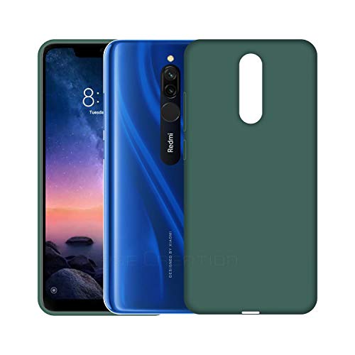 Image of Case Creation Luxurious OG Series for Xiaomi Redmi Note 6 Case Cover,Anti-Dirty Slim Case Frosted Matte Cute Candy TPU Raised Bezel (Splash of Color) Back Cover for Redmi Note 6 -Lake Green