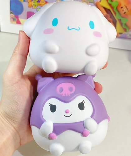 Image of Squishy Toy, Taba Squishy, Squishy Biscuit Squishy Fidget Toys Fufu Taba Stress Ball Squeeze Toys Anxiety Relief for Women /Men Stocking Fillers Birthday Gifts163 (Purple)