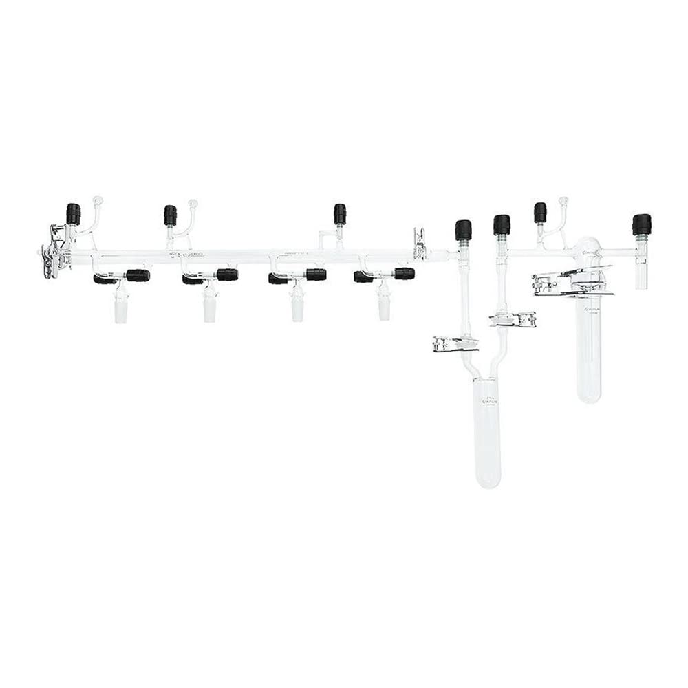 Chemglass AF-0454-03 Series AF-0454 Main Trap Bottle for Vacuum Manifold, Airfree, Schlenk