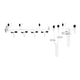 Chemglass AF-0454-03 Series AF-0454 Main Trap Bottle for Vacuum Manifold, Airfree, Schlenk