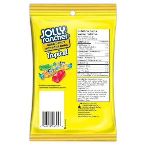 JOLLY RANCHER Tropical Hard Candy, 198g/7 oz., {Imported from Canada}