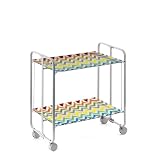 amazon livres Armazón metálico gris.Diferentes decorados/acabados disponibles para las bandejas.Cuatro posiciones fáciles de cambiar: cerrado, abierto, semi-plegado, bandeja inferior semi-plegada.4 ruedas para llevar lo que necesite de una estancia a otra con total comodidad.Medidas aprox.: - Abierto: 72 ( Altura ) 66 ( Largo ) 43 ( Profundidad ) cm.- Plegado: 86 ( Altura ) 71 ( Largo ) 9 ( Profundidad ) cm. Viene montado y no requiere ensamblaje.