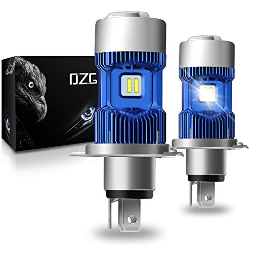 DZG H4 Car Motorcycle LED Headlight Bulbs 9003 HB2 HS1 P43t 6500K CREE