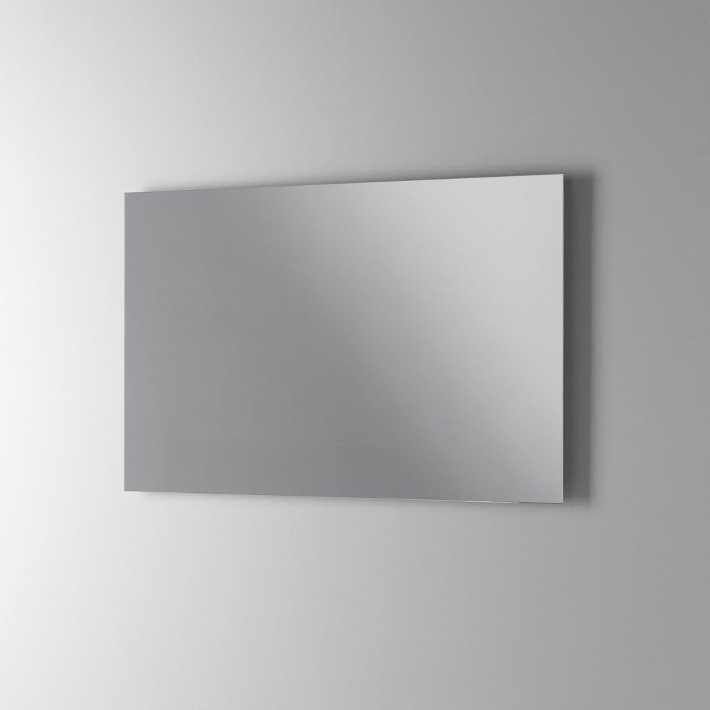 AQA DESIGN accessori casa composizione bagno, nr2 cassetti con scorrimento e chiusura soft close, maniglia a gola in melaminico, nr1 lampada led a - Bianco - 101x46,5x190 cm