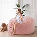 MAXYOYO Giant Bean Bag Chair Bed for Adults, Convertible Beanbag Folds from Lazy Chair to Floor Mattress Bed, Large Floor Sofa Couch, Big Sofa Bed, High-Density Foam Filling, Machine Washable
