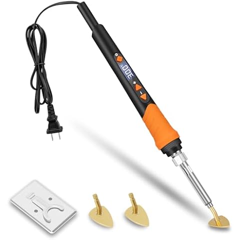 Mini Iron for Crafts, Tiny iron Small Iron for Crafts 100W Mini Iton Patch Clothes Shoes Sewing Smoothing Filament Tape Bonding Adjustable Temperature Cover