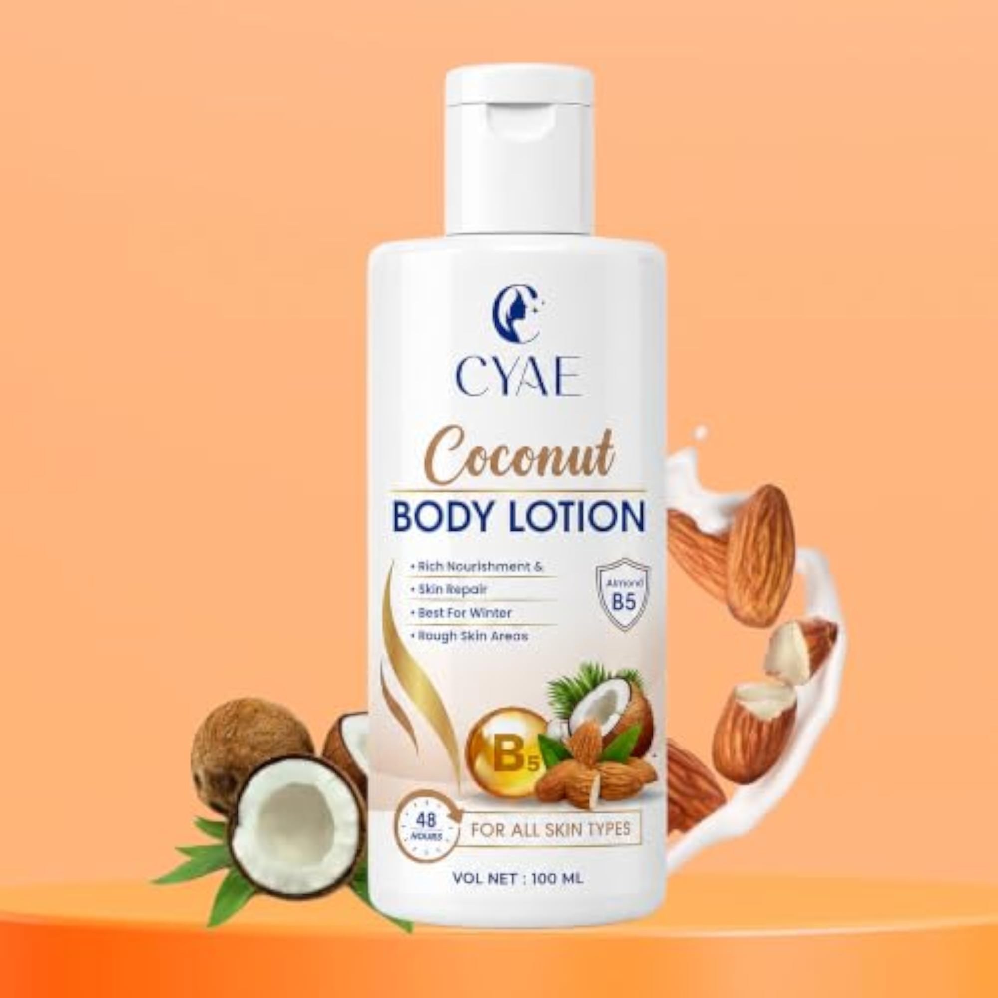 Coconut Body Lotion with Almond & Vitamin B5