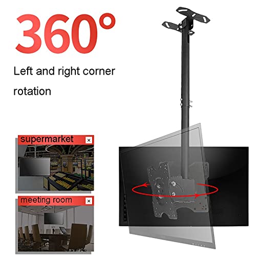 Support TV plafond pivotant 20-32 pouces inclinable VESA 200x200