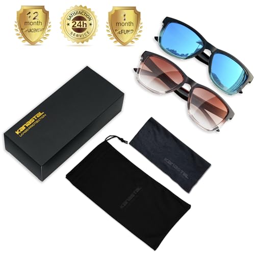 Image of KANASTAL Anti Blue Light Glasses for Women and Men | TR90 Frame,UV Protection,PC Lens,Lightweight,High Definition,Computer,Phone,Video Gaming,Television,Gaming,Screen