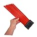 OUNONA 4pcs Outdoor Sweeper Broom Head Red Industrial Broom for Heavy Duty Cleaning Head Adapter for Street