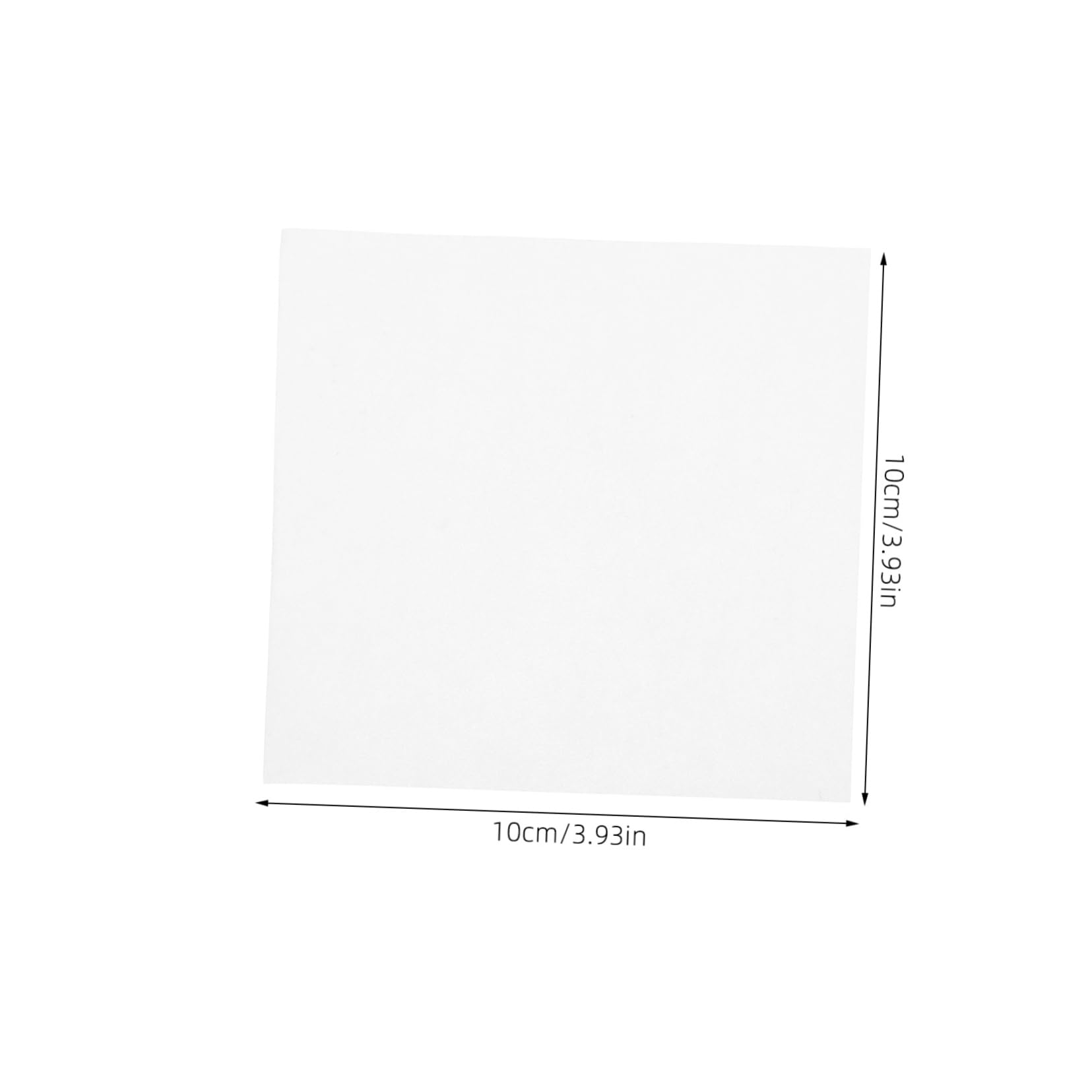 Alipis High-Gloss Weighing Paper Sheets 500pcs Double-Sided Non-Absorbing Smooth Finish Industrial Cellulose for Lab Use