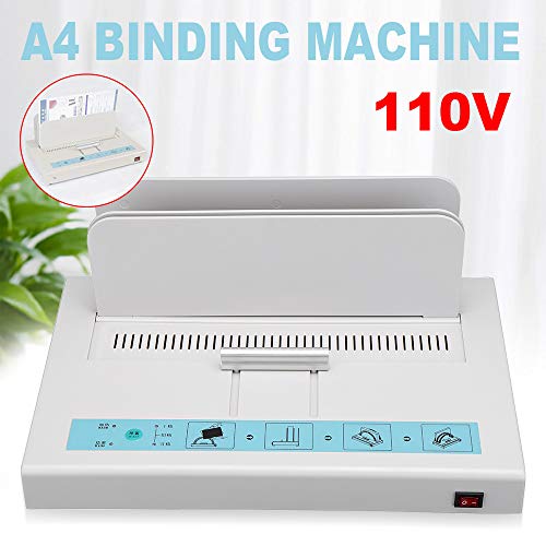 110V Thermal Binding Machine 500 Sheets Capacity Book Binding Material A3 A4 A5 Book Envelope Electric Metal Thermal Binder Stapling Document Heat Binder