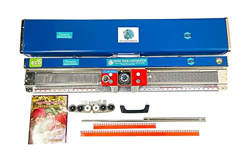White Tiger Knit White Tiger Wool Knitting Machine By Hand For Home, Dynamic Model With 180 SPM Sewing Speed, Stainless Steel