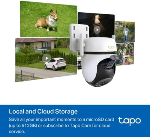 TP-Link Tapo 3K 5MP Pan/Tilt Outdoor Wired Security Wi-Fi Camera, 360° Visual Coverage, Starlight Full-Color Night Vision Up to 98ft, Person/Pet/Venicle Detection,Physical Privacy Mode (Tapo C530WS) — view 11