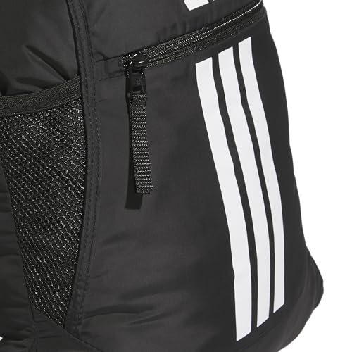 Image of adidas Alliance Sackpack - Drawstring Backpack for Sports, Small Gym, Black /3, One Size, Alliance Sackpack - Drawstring Backpack Small Bag for Men and Women