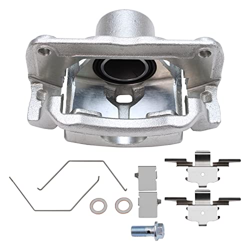 Image of Detroit Axle - Front Brake Kit for Ford Fusion Lincoln MKZ Zephyr Mazda 6 | Mercury Milan Disc Brake Rotors Disc Brakes Caliper w /Bracket Replacement