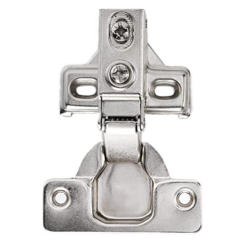 Short Arm Full Overlay Cabinet Hinge Set 1.4 Inch Corner Mount Hidden Hinges for Wardrobe Kitchen Cupboard - Image 4