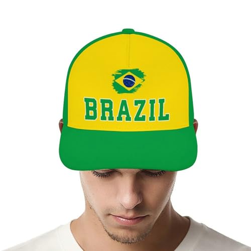 Image of Soccer National Team Baseball Cap for Men Women Adjustable Snapback Summer Sun Hat Game Day Hat for Soccer Fans