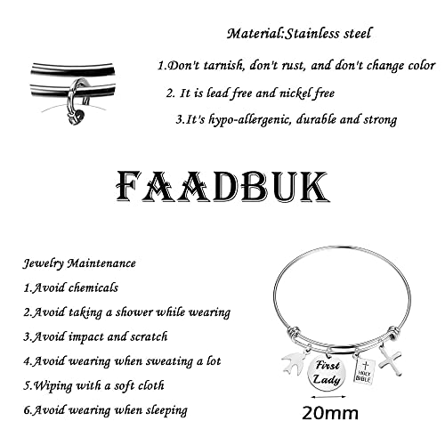 FAADBUK First Lady Gift Pastor's Wife Appreciation Gift Lady of Lourdes Gift First Communion Gift2