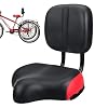 Backrest Saddle Bike Seat, Bicycle Tricycle Seat Cushion With Back Rest, Backrest Saddle And Bicycle Seat, Extra Wide Soft Cushion Bicycle Saddles, Memory Foam For Back Support Mountain Bike #2