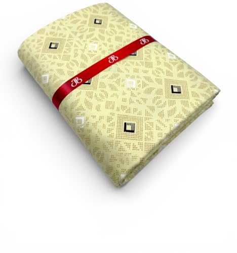 Image of JHABAK'S Unstitched Print Shirt Fabric for Men - Polycotton Material - 2.25Meter Shirt Piece Cloth