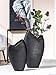 Produktbild Casablanca Moderne Dekovase Aluminium - Vase modern Deko Wohnzimmer - Geschenk Geburtstagsgeschenk - Farbe: Anthrazith Höhe 42 cm