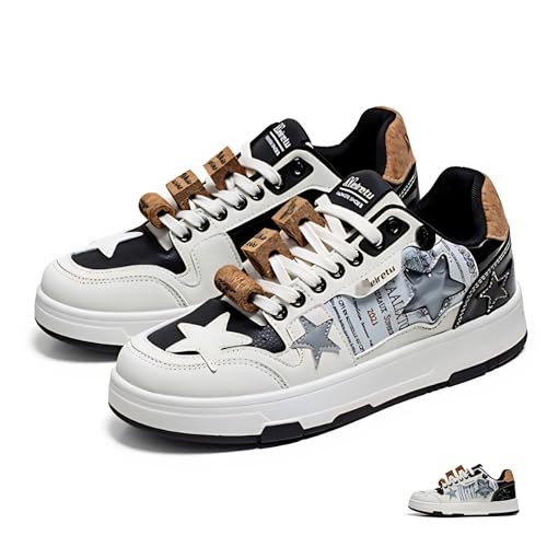 Star Cork Unisex Retro Platform Chunky Sneakers Women Men Vintage Trendy Casual Aesthetic Y2k Walking Shoes