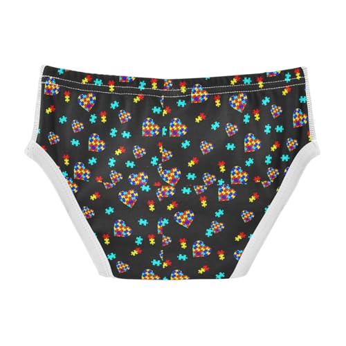 Boys' Exclusive Briefs Toddler Underwear 95% Combed Cotton Boxerbriefs 2T Puzzle Piece Pattern 412