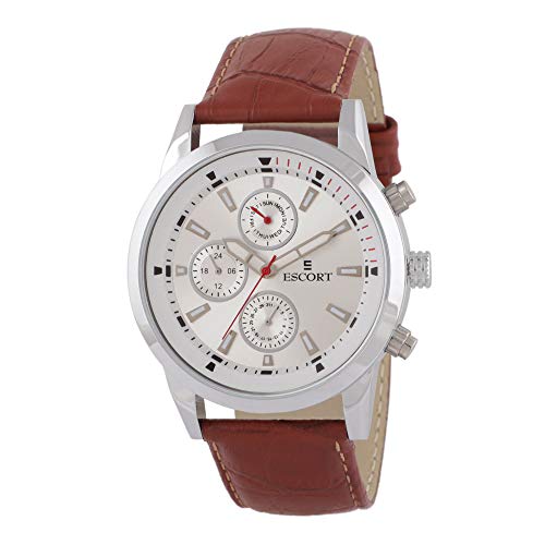 Image of Escort Analog Silver Dial Men's Watch-E 2300-2701 SL.2
