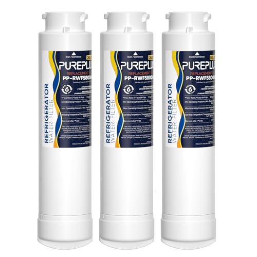 Image of PUREPLUS Refrigerator Water Filter, Compatible with Frigidaire EPTWFU01, EWF02, Pure Source Ultra II, 3Pack