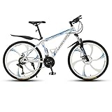 Mountainbikes für Herren, Mountainbike aus Stahl mit hohem Gehalt aus Karbon, Mountainbike mit verstellbarem Sitz vorne, A-26 Zoll 27 Geschwindigkeit