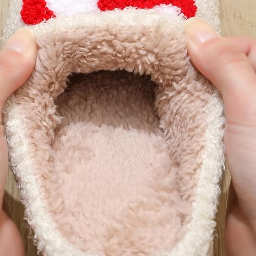Premium Comfort Gothic Skulls Design Thermal Non Slip Women's Fuzzy House Slippers Indoor Soft Warm Shoes Cushion Sole3