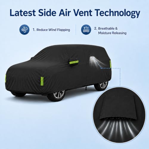 Image of Car Cover Waterproof All Weather Custom Fit for Kicks. | All Weather Protection, Waterproof, Heavy Duty, Durable, UV Protection, Lightweight, Easy to install, Custom Fit