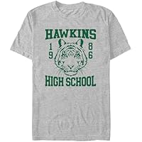 Netflix Hawkins High School Camiseta, Brezo Atlética, XL Grande