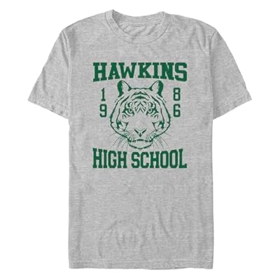 Netflix Hawkins High School 1986 Camiseta, Brezo Atlética, XL Grande Alto para Hombre | Ya disponible en tu tienda friki favorita! En mundofriki.es!