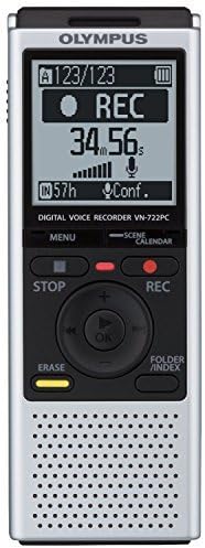 Olympus VN-722PC Voice Recorder with 4 GB Built-in-Memory (Certified Refurbished)