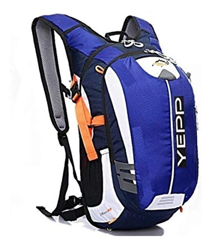 Mochila Hidratação Yepp 2l Camping Corrida Trilha Ciclismo 18l Cor:Azul