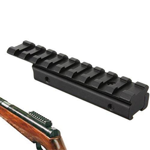 BESTSUN Dovetail Weaver Picatinny Rails Adapter Extend 11mm to 20mm Tactical Scope Mount