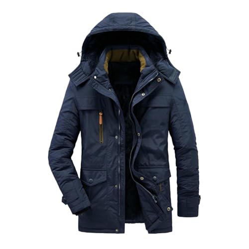 Veste d'hiver homme épaisse et chaude à capuche outdoor