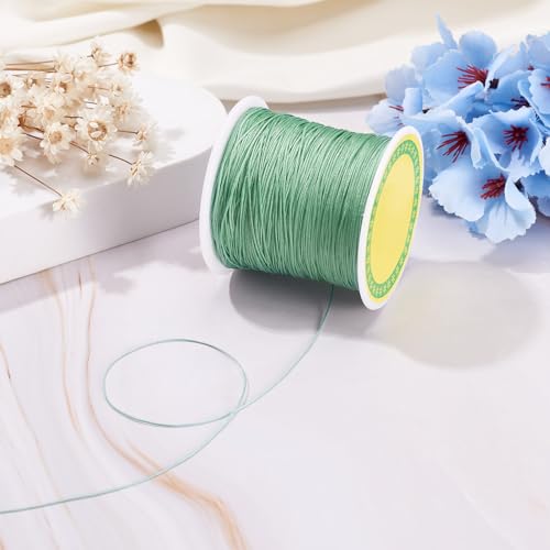 Cordon en nylon tressé ultra résistant de 0.5mm pour enfilage précis de perles et macramé - 5