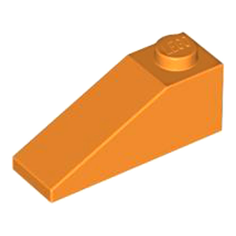 LEGO Slope 33 3 x 1, Part 4286, Choose Your Colour (Orange, 5, count)