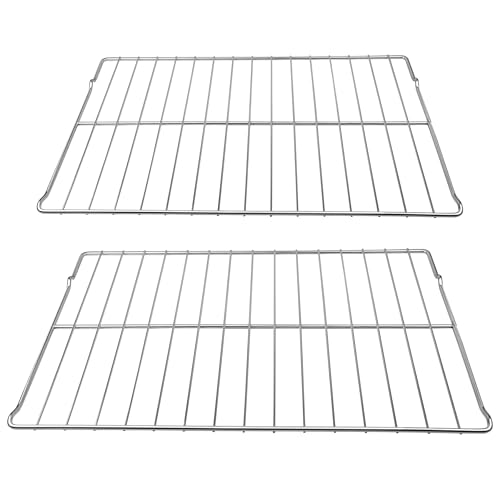 Baudelun 2 Packs W10256908 304 Stainless Steel Oven Rack Replacement for Replacing Whirlpool Stove Oven Parts Replacement W10179196 W10138079 319571024 x 15-3/4 Inches
