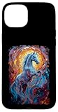 Caballo Salvaje místico místico equino Animal Melena Hobby Caballo Carcasa para iPhone 15 Plus