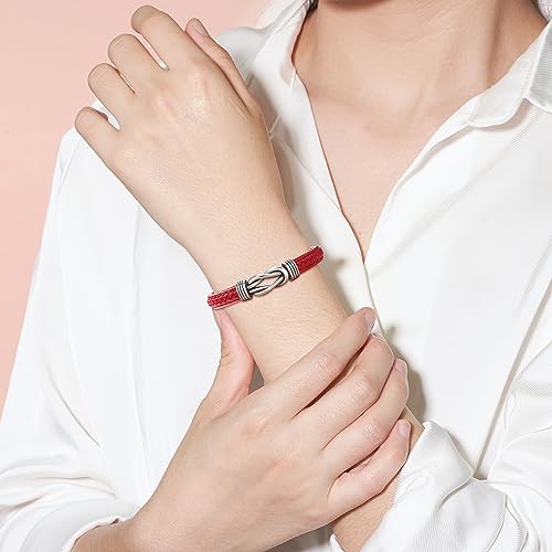 FYUKISS-Forever-Linked-Together-Leather-Bracelet-for-Daughter-Granddaughter-Wife-Mom-Niece-Birthday-Christmas-Mothers-Day-Gifts-for-Her