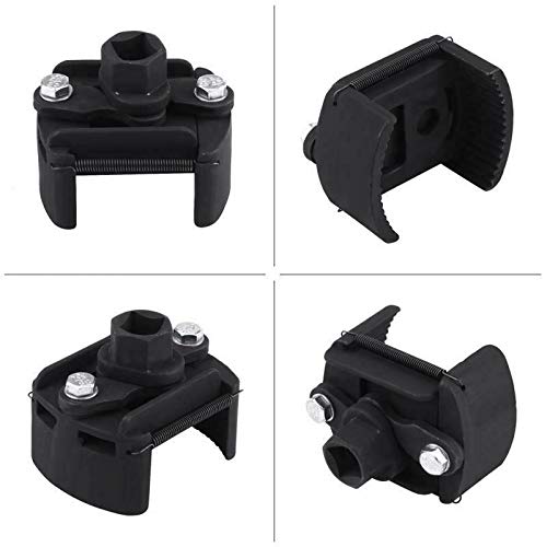 Supertool - Llave de filtro de aceite (80 – 105 mm, ajustable, llave de filtro de aceite de dos garras y llave extractora, herramienta de extracción de enchufe de