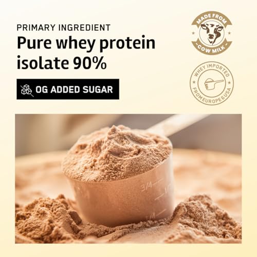 Image of Bigmuscles Nutrition Gold Whey Isolate (1kg, Arabica Coffee) | 27g Whey Protein Isolate 90% | 7 Natural Ingredients Only | 0 Added Sugar | Clean Label Project Purity Award USA