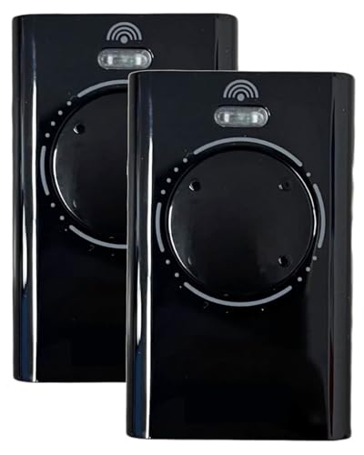 Mando a distancia para puerta de garaje compatible con 868 MHz, mando a distancia de 2 canales, puerta de garaje con XT2 868 SLH LR, XT4 868 SLH LR, código de desplazamiento, 2 unidades